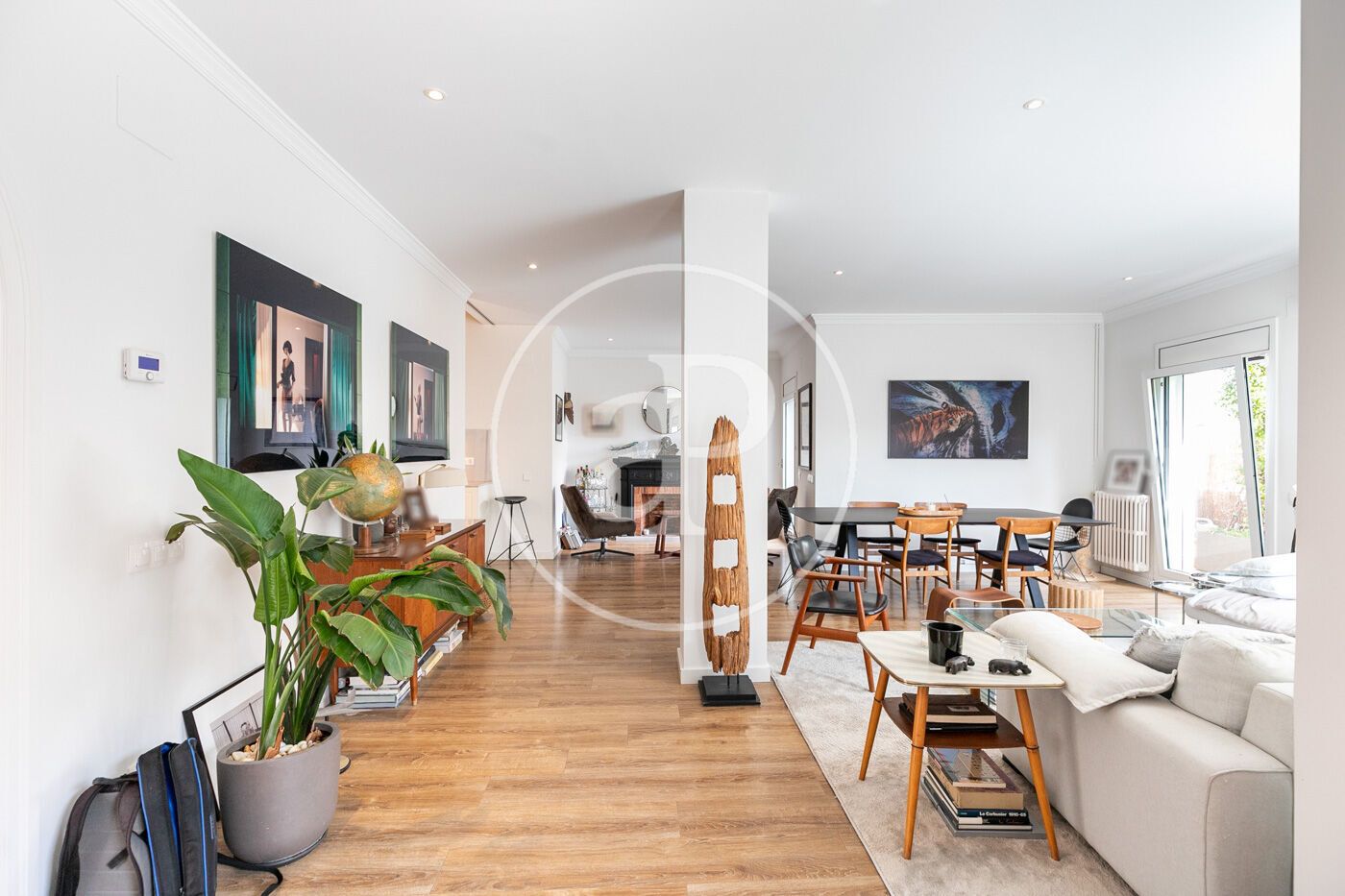 Sala de estar de Piso en venta en  Barcelona Capital con Aire acondicionado, Calefacción y Terraza