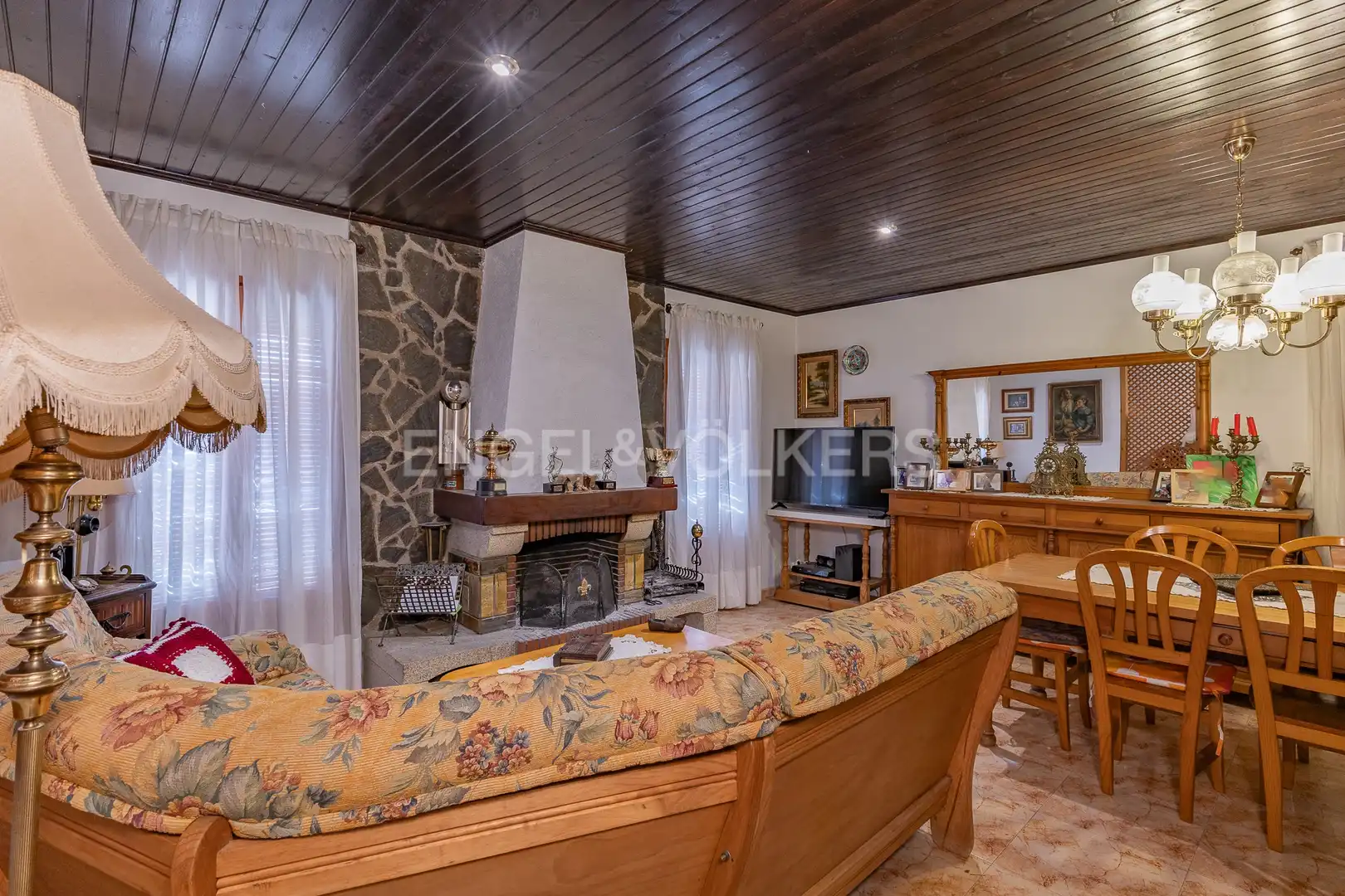 Sala de estar de Finca rústica en venta en Fonollosa con Calefacción, Jardín privado y Terraza