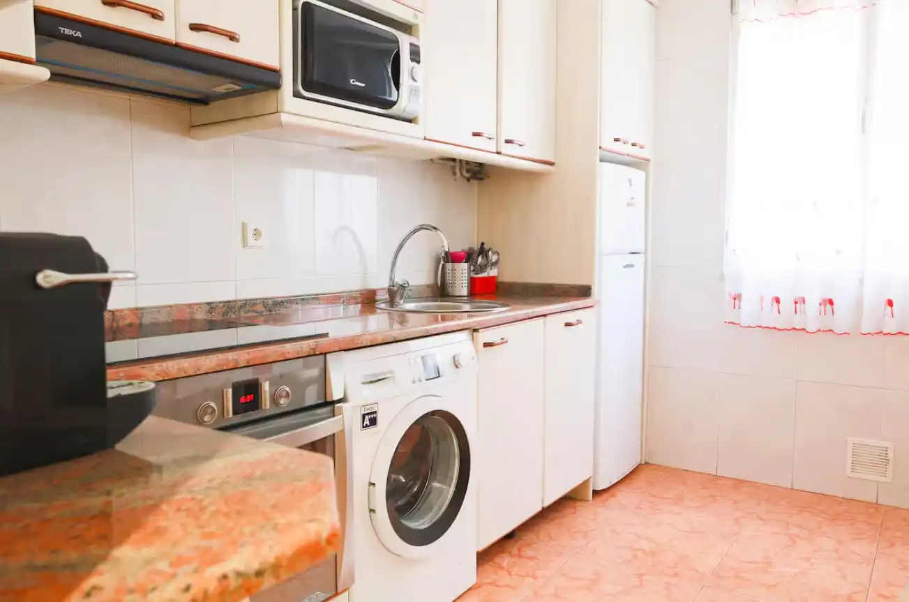 Cuina de Apartament de lloguer en Donostia - San Sebastián  amb Aire condicionat, Calefacció i Parquet