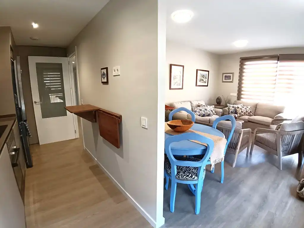 Dining room of Apartments for sale in Dénia  with Air Conditioner, Terrace and Furnished