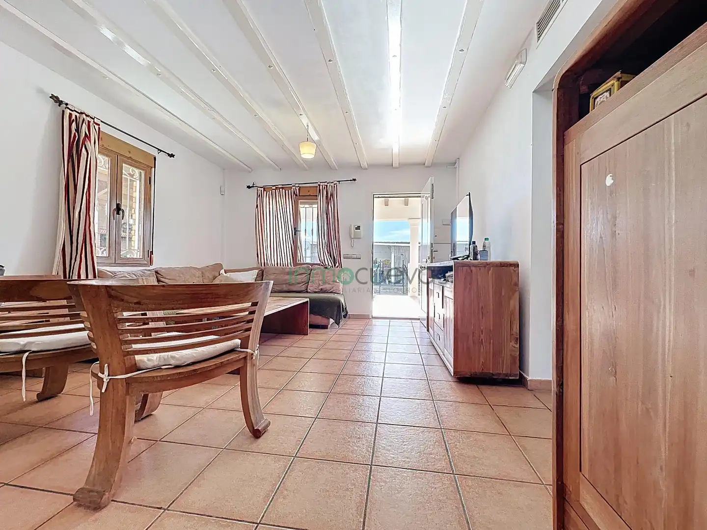 Sala d'estar de Finca rústica en venda en Cuevas del Almanzora amb Aire condicionat, Jardí privat i Terrassa