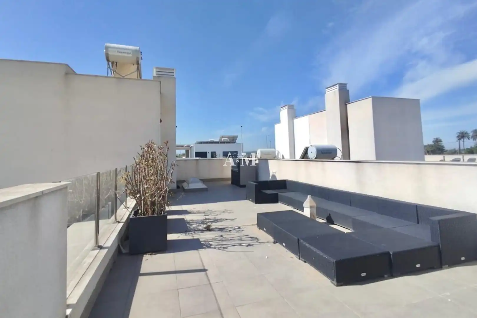 Terraza de Casa o chalet de alquiler en Daya Vieja con Aire acondicionado, Calefacción y Jardín privado
