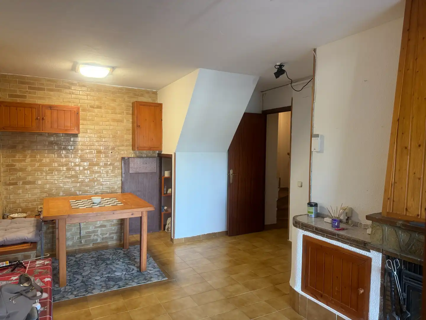 Küche von Einfamilien-Reihenhaus zum Verkauf in Creixell mit Klimaanlage, Heizung und Terrasse