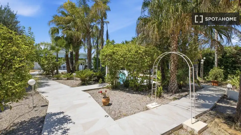 Garten von Wohnungen zur untervermieten in Bétera mit Klimaanlage, Terrasse und Möbliert