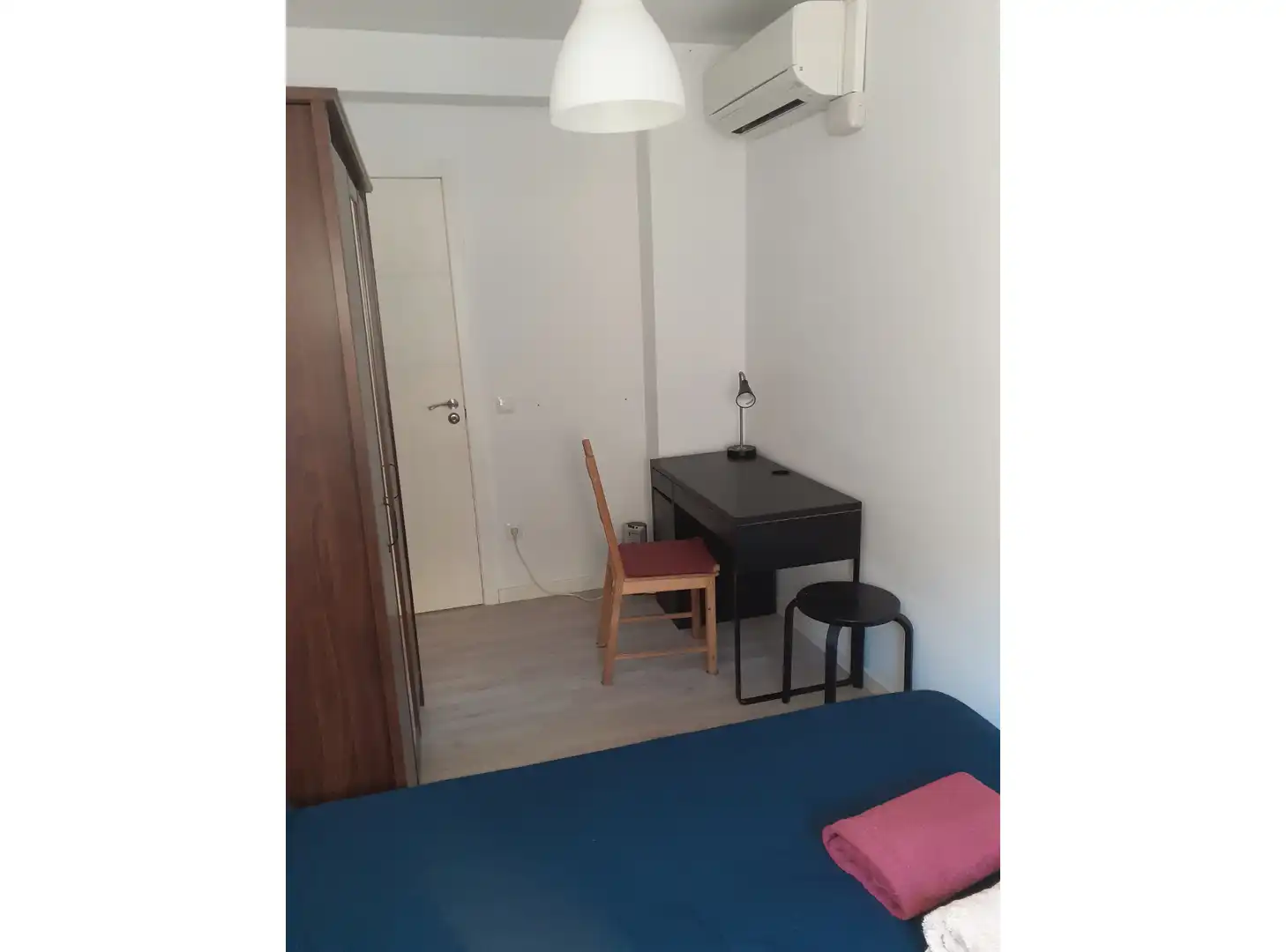 Schlafzimmer von Wohnung zum Verkauf in Valencia mit Klimaanlage, Parkett und Möbliert