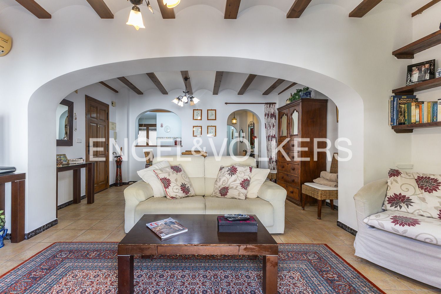 Sala de estar de Apartamento en venta en L'Atzúbia con Aire acondicionado, Calefacción y Amueblado