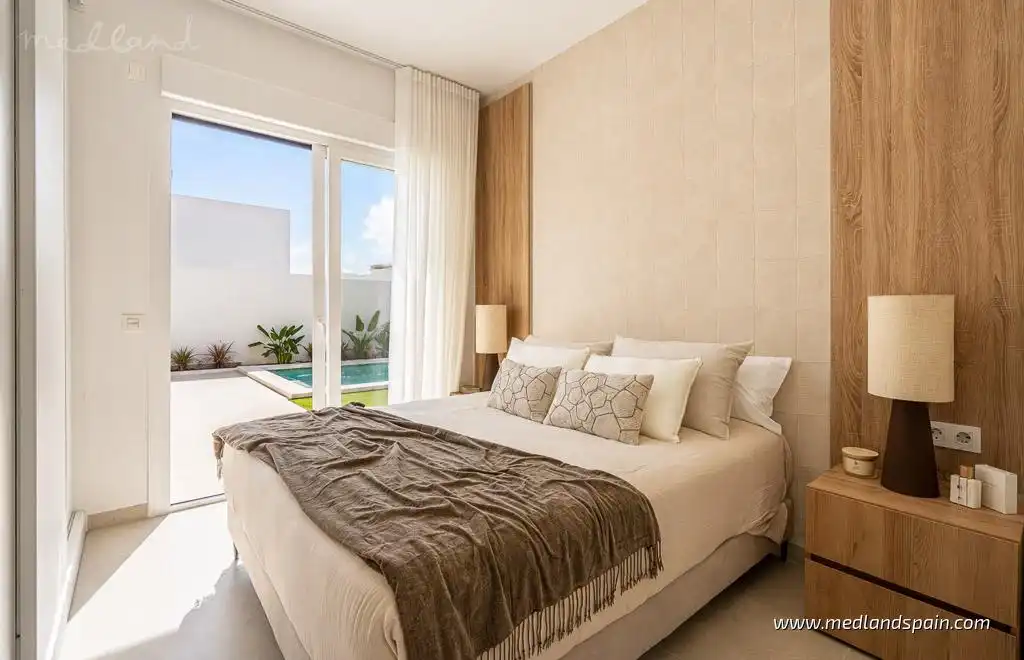 Bedroom of Houses for sale in Torre-Pacheco  with Private garden, Terrace and Swimming Pool