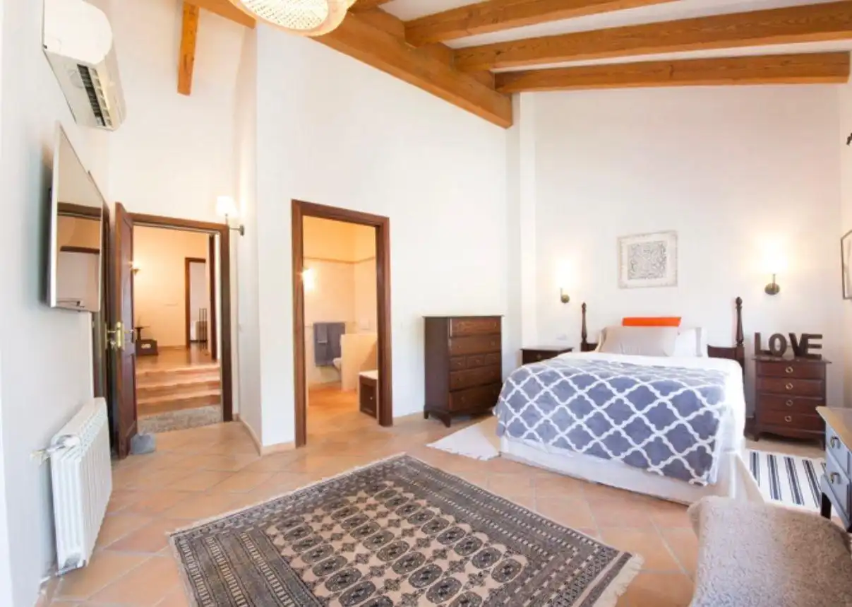 Habitación de Casa adosada de alquiler en Andratx con Aire acondicionado, Jardín privado y Terraza