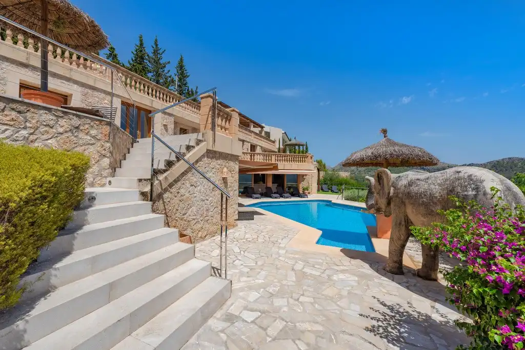 Vista exterior de Casa o chalet en venta en Pollença con Aire acondicionado, Calefacción y Jardín privado