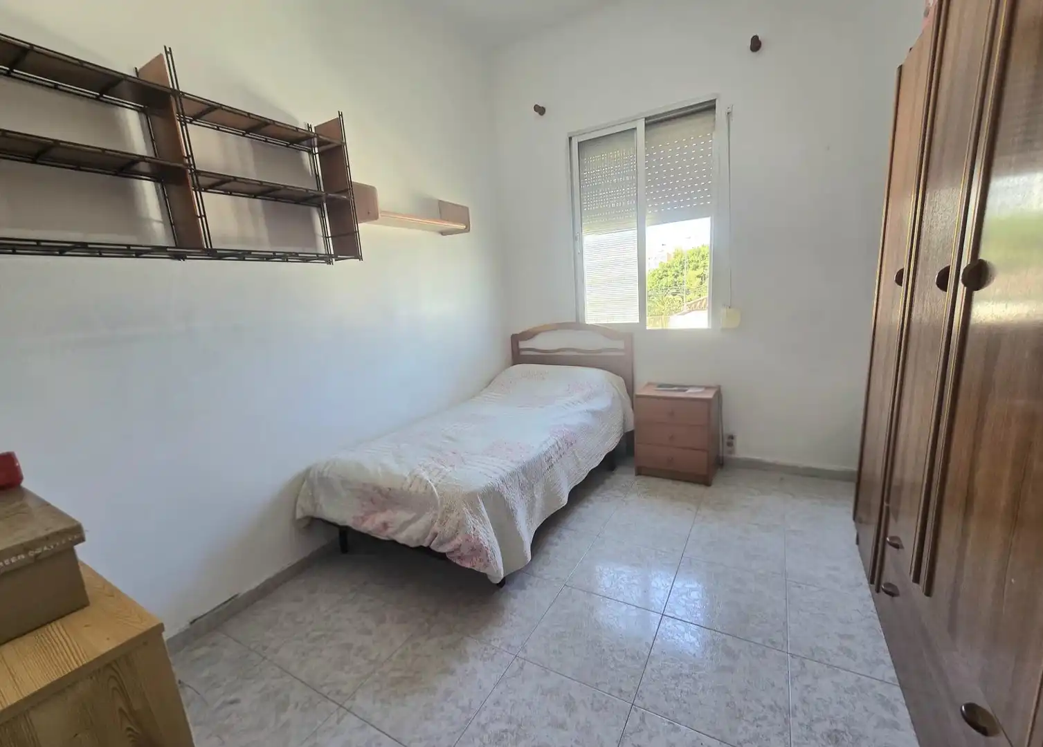 Bedroom of Flat for sale in Málaga  with Terrace, Storage room and Furnished