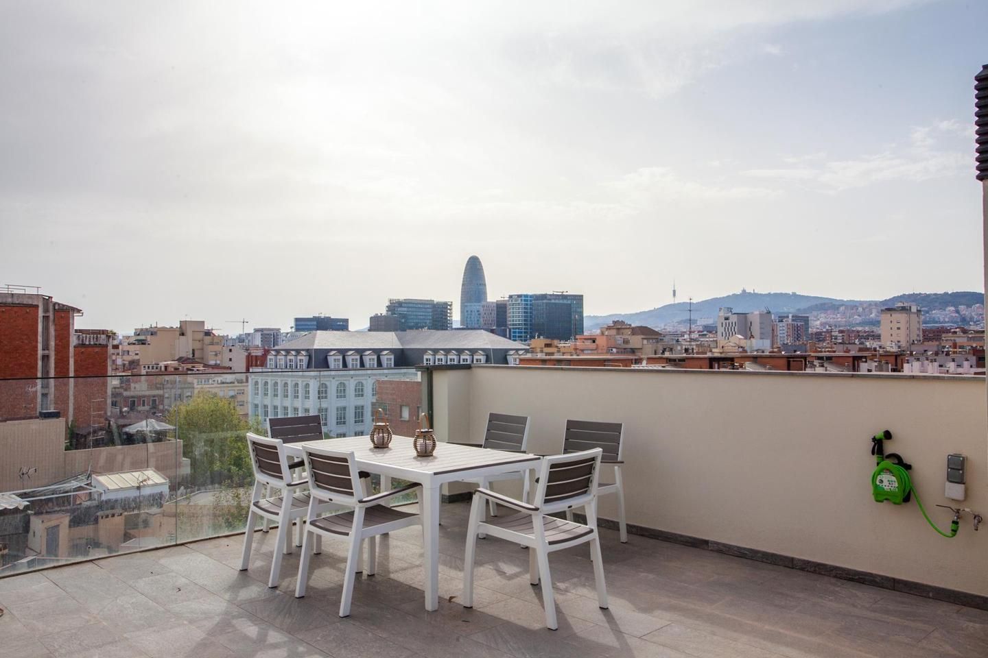 Terrace of Flat to rent in  Barcelona Capital