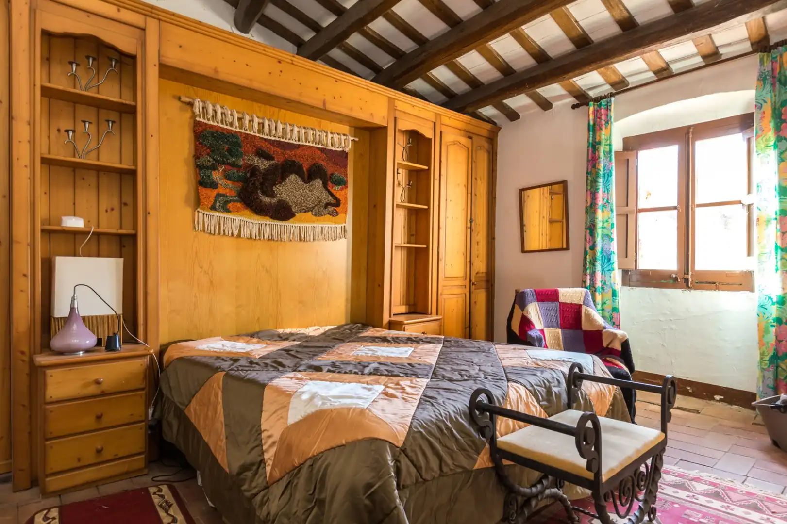 Habitación de Finca rústica en venta en Llagostera con Calefacción, Terraza y Trastero