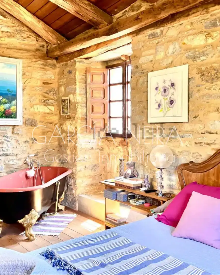 Jardín de Finca rústica en venta en Baralla con Jardín privado, Parquet y Amueblado