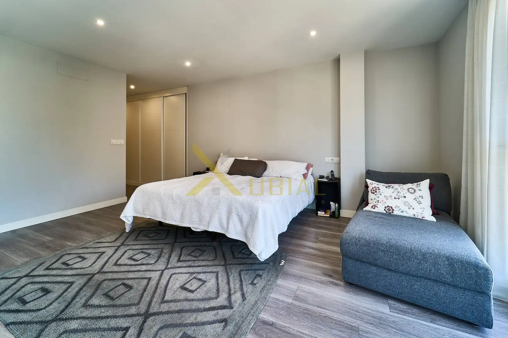 Bedroom of Flat for sale in A Coruña Capital   with Storage room, Furnished and Balcony