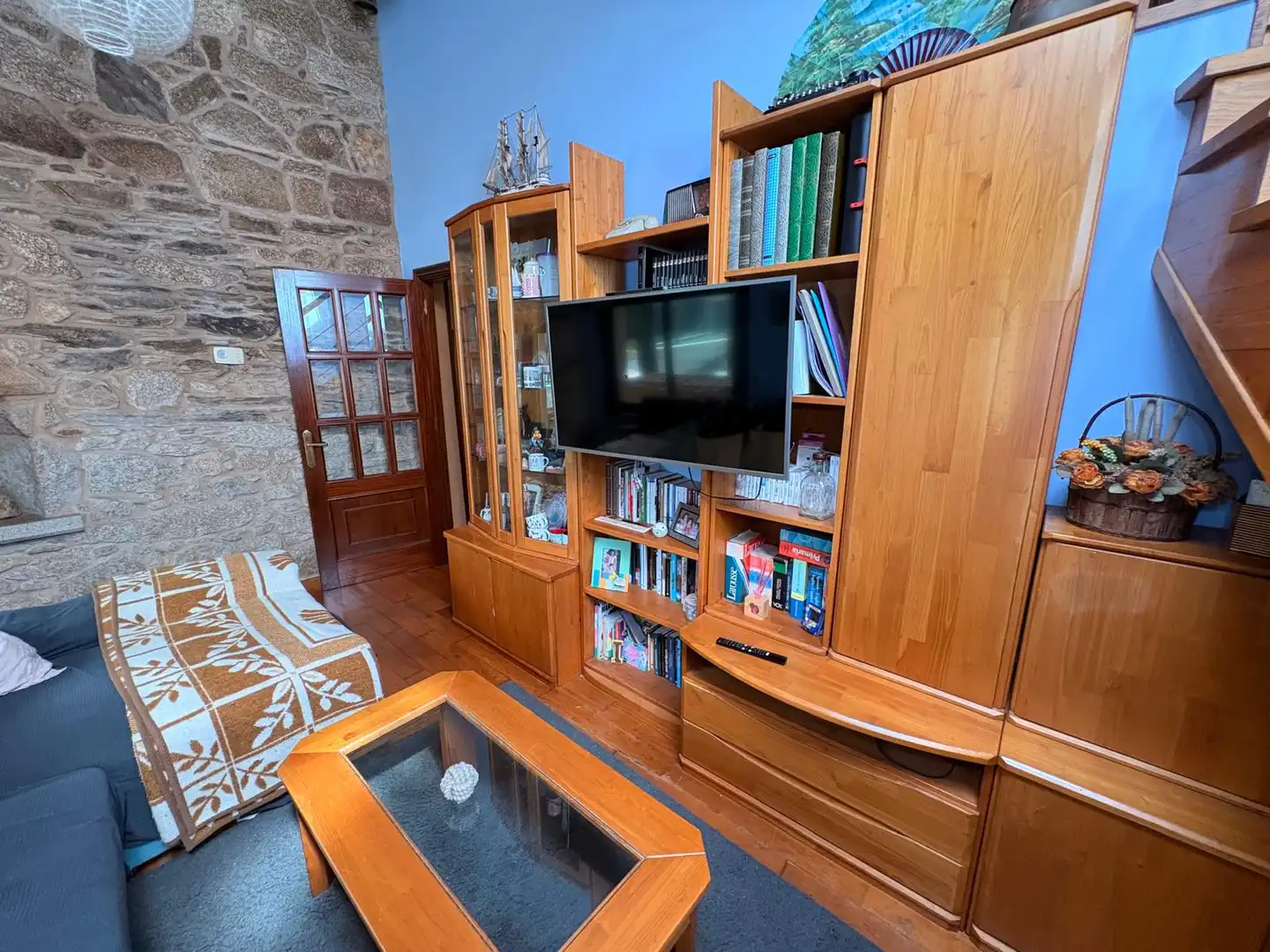 Sala de estar de Casa o chalet en venta en Santiago de Compostela  con Calefacción, Jardín privado y Terraza