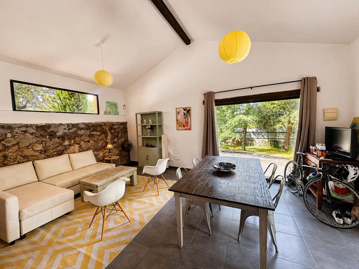Sala d'estar de Casa o xalet de lloguer en Torrelodones amb Moblat