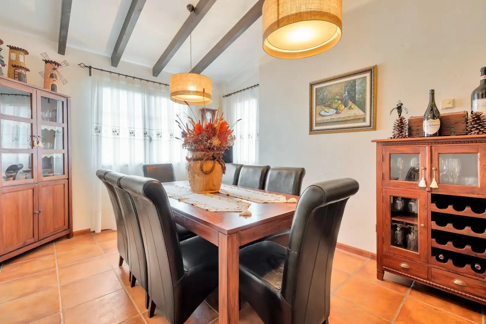 Comedor de Casa o chalet en venta en Tibi con Calefacción, Jardín privado y Terraza