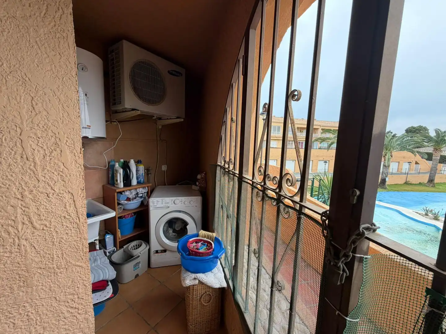 Balcony of Ground floor for sale in L'Alfàs del Pi  with Air Conditioner, Private garden and Furnished