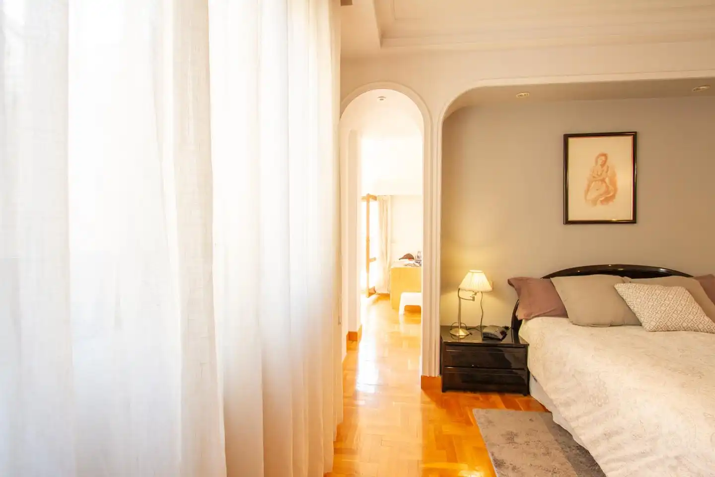 Schlafzimmer von Maisonette zum Verkauf in Villava / Atarrabia mit Klimaanlage, Heizung und Terrasse
