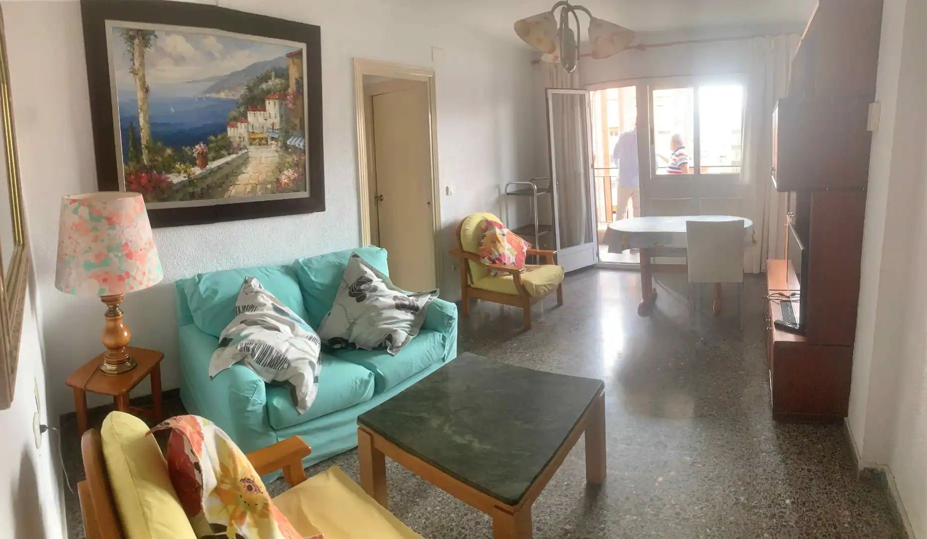 Living room of Apartments for sale in Murcia  with Storage room, Furnished and Balcony