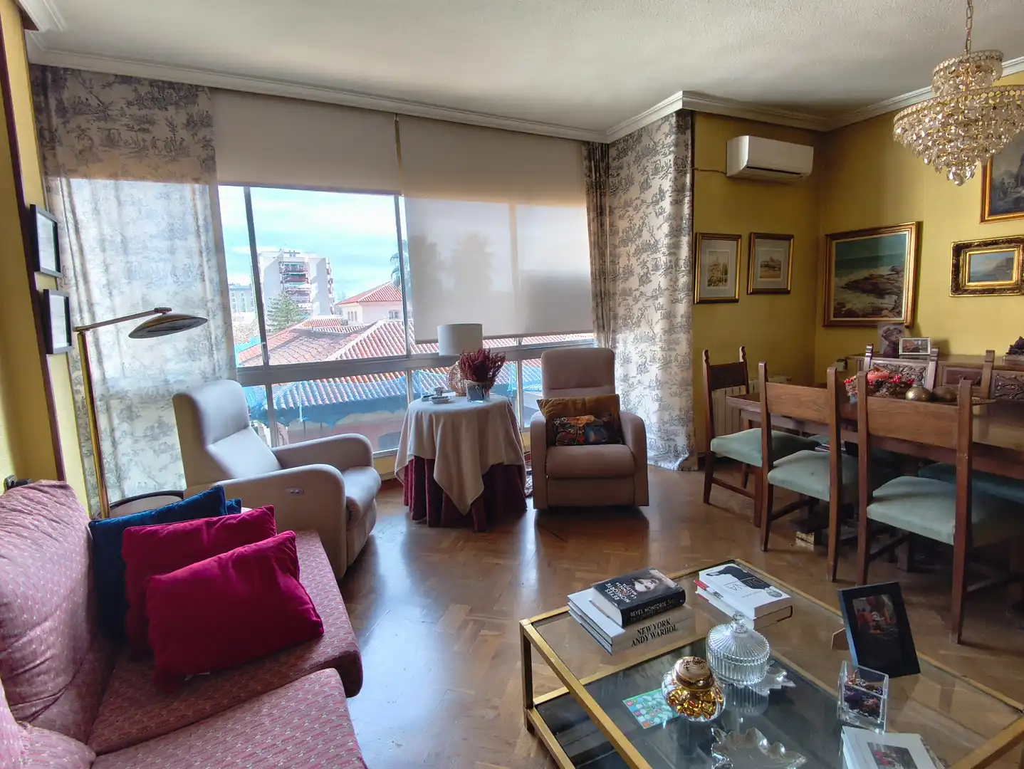 Sala d'estar de Pis en venda en Murcia amb Aire condicionat i Moblat
