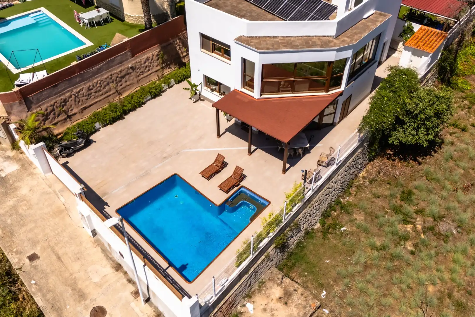 Piscina de Casa o chalet en venta en Gandia con Aire acondicionado, Calefacción y Parquet