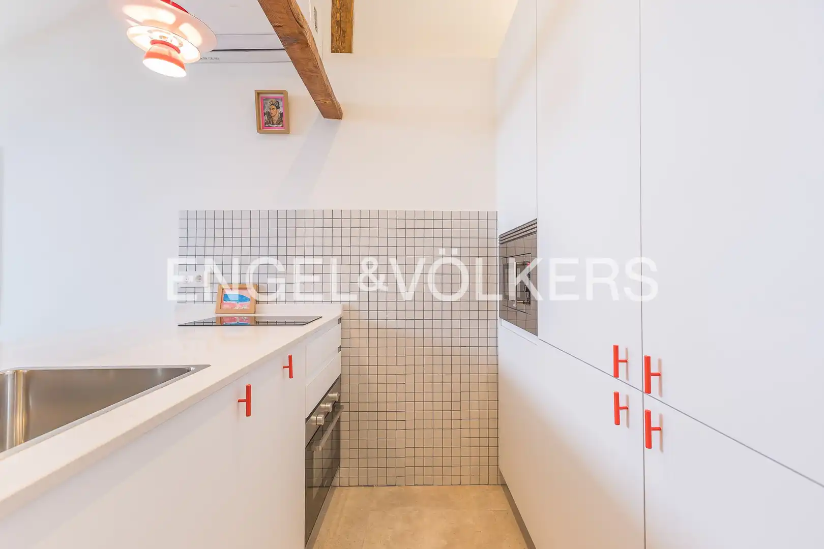 Küche von Wohnung zur Miete in Madrid mit Klimaanlage, Heizung und Möbliert