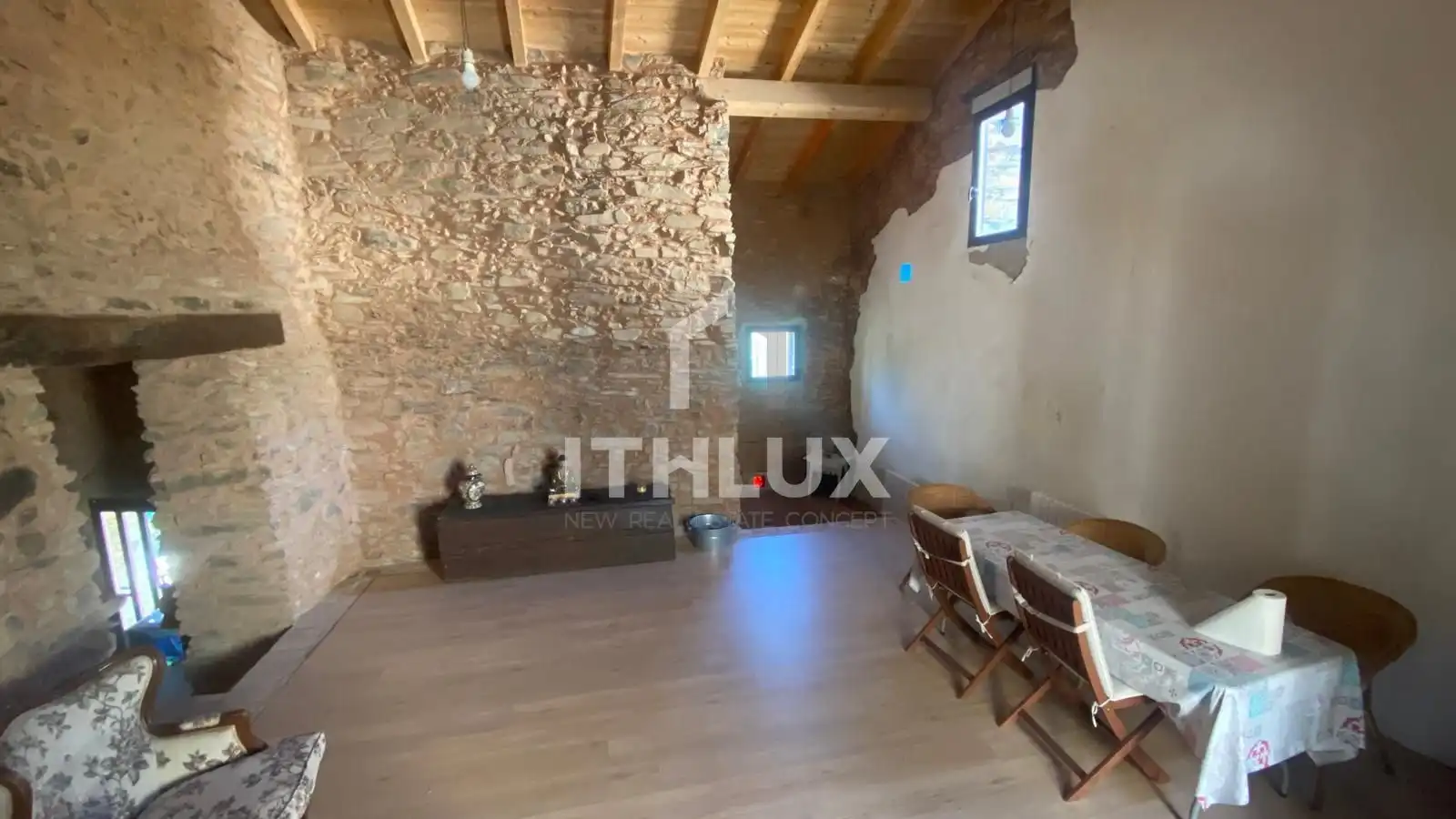Sala de estar de Casa adosada en venta en Pinofranqueado