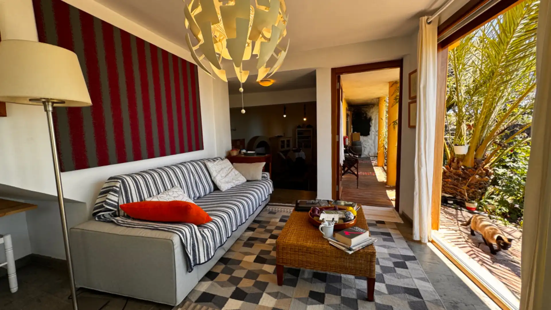 Sala de estar de Finca rústica en venta en Granadilla de Abona con Calefacción, Jardín privado y Parquet