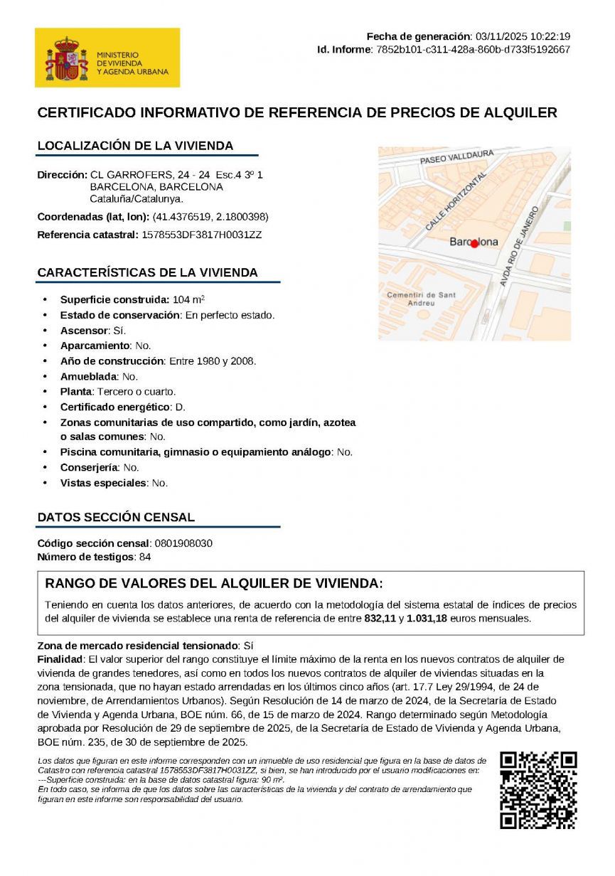 Flat for sale in  Barcelona Capital  with Air Conditioner, Heating and Parquet flooring