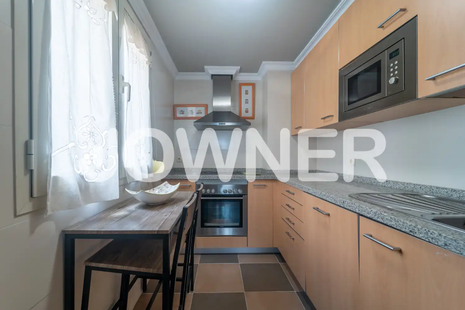 Kitchen of Flat for rent in Madrid  with Air Conditioner, Heating and Terrace