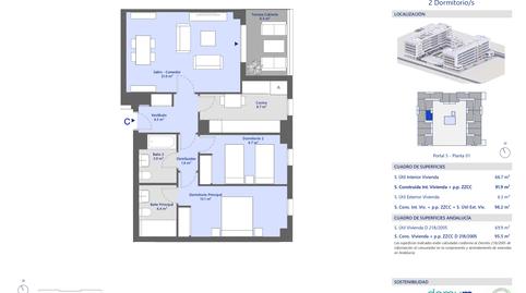 Photo 2 from new construction home in Flat for sale in Parcelas R. y R., Palmas Altas, Bellavista, Sevilla