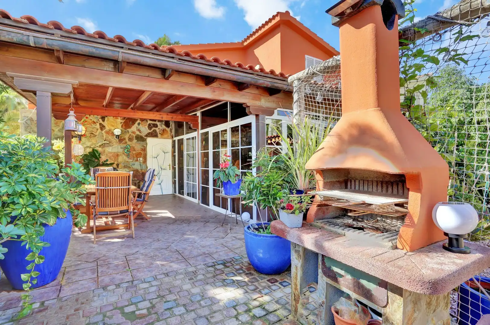 Terrassa de Casa o xalet en venda en La Oliva amb Jardí privat, Terrassa i Traster