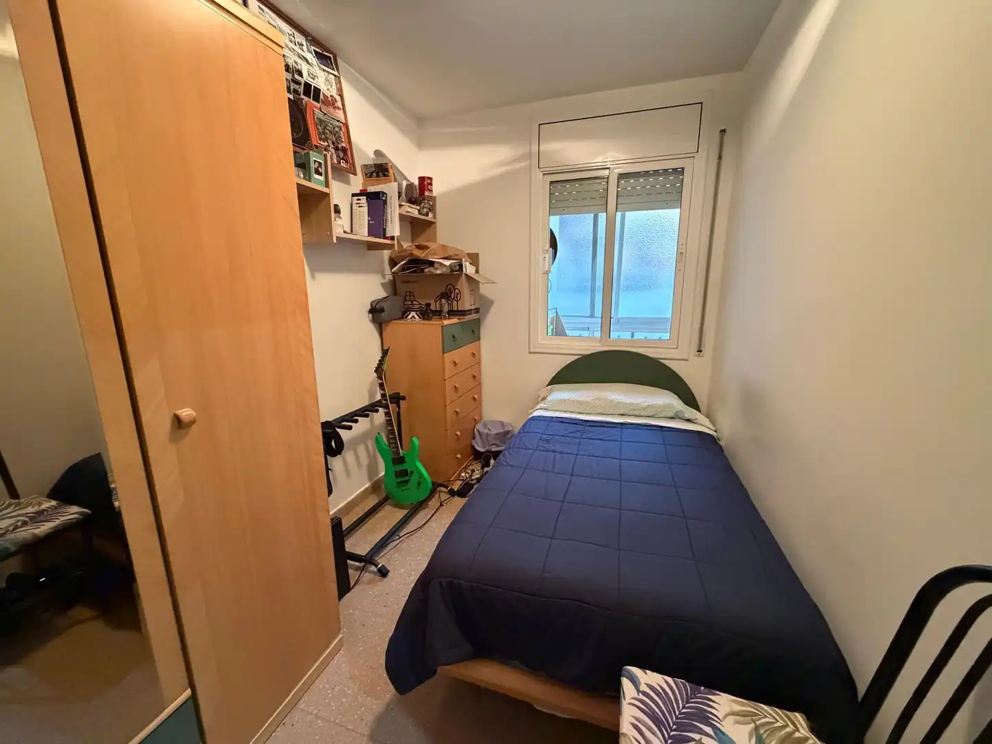 Bedroom of Flat for rent in Rubí  with Air Conditioner, Furnished and Oven
