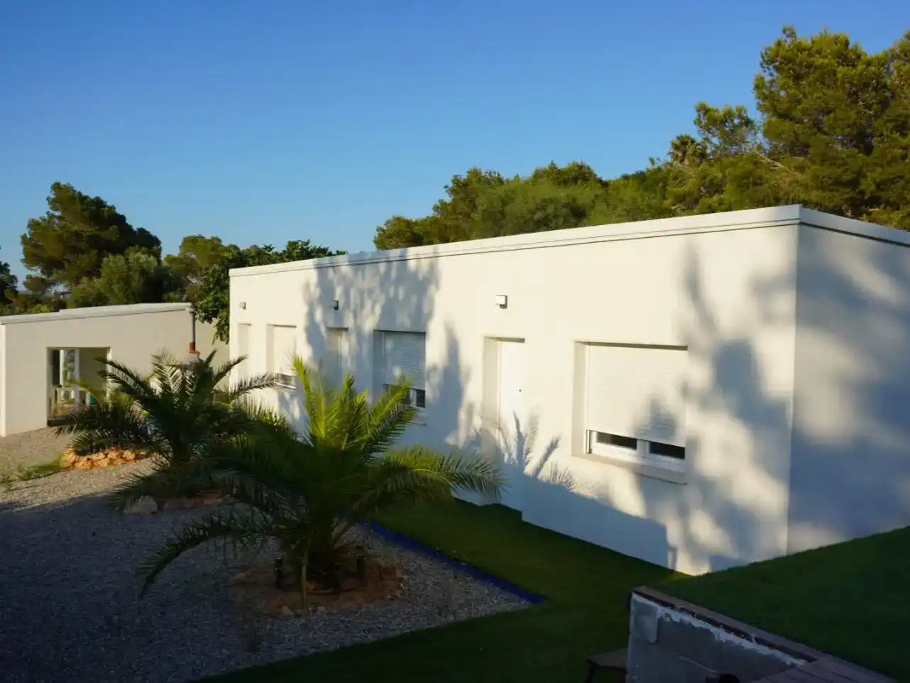 Vista exterior de Casa o xalet en venda en Sant Josep de sa Talaia amb Aire condicionat i Piscina