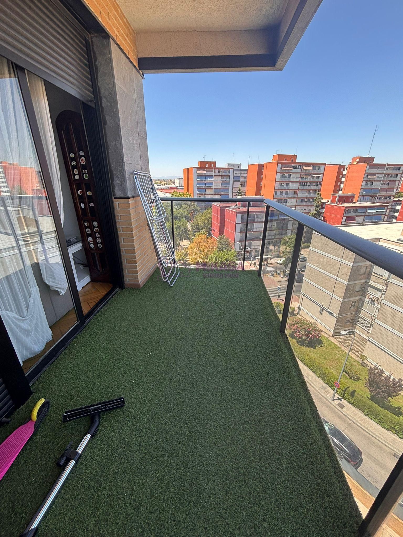 Terraza de Piso de alquiler en Fuenlabrada con Aire acondicionado, Calefacción y Parquet