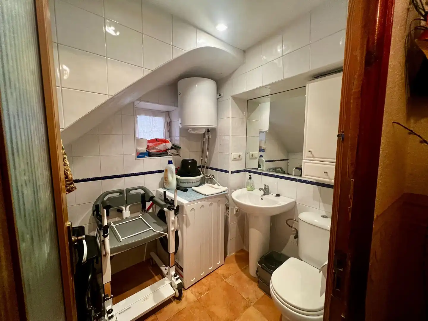 Baño de Finca rústica en venta en Biar con Calefacción, Terraza y Trastero