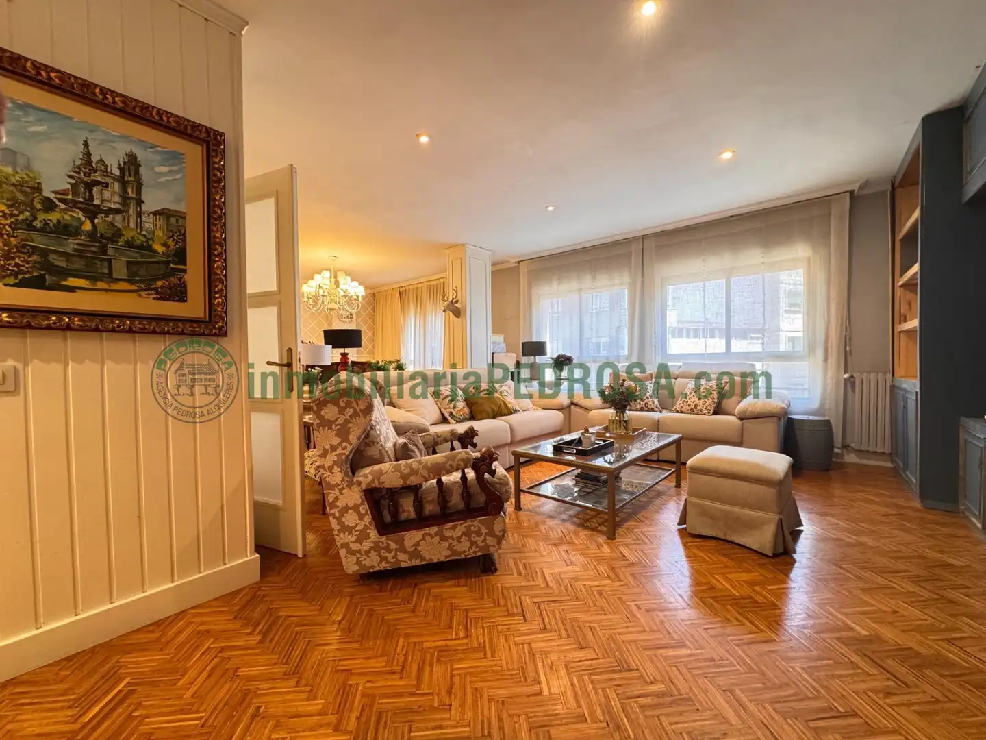 Sala de estar de Piso en venta en Pontevedra Capital  con Calefacción