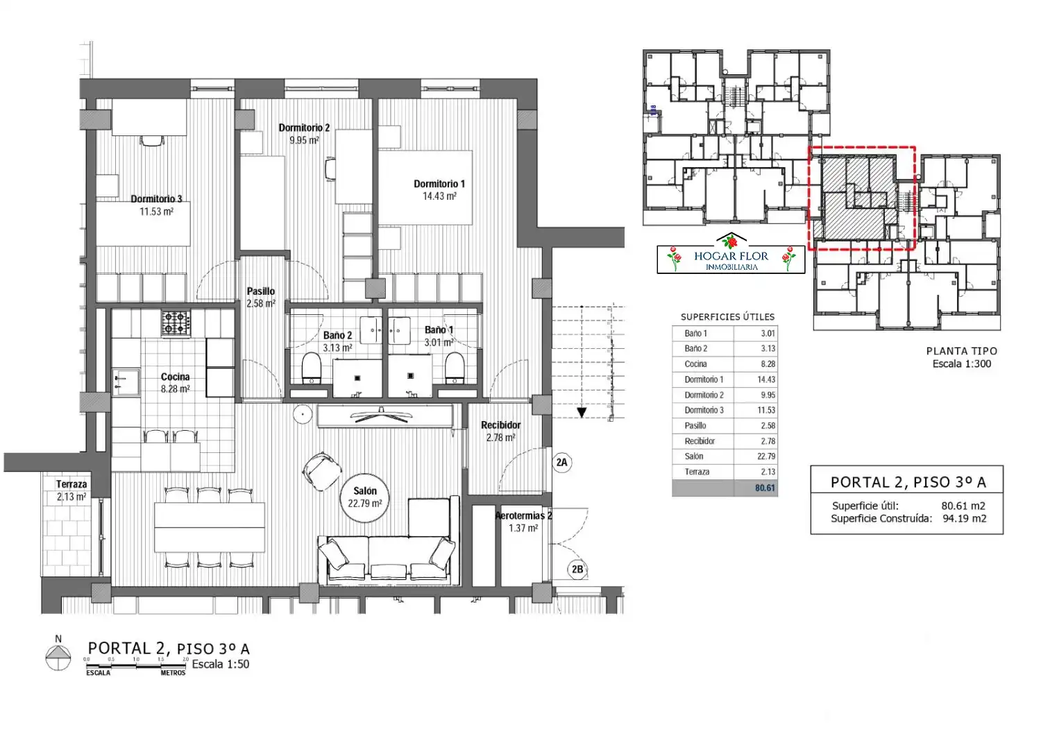 Piso en venta en Santa Marta de Tormes con Calefacción y Terraza