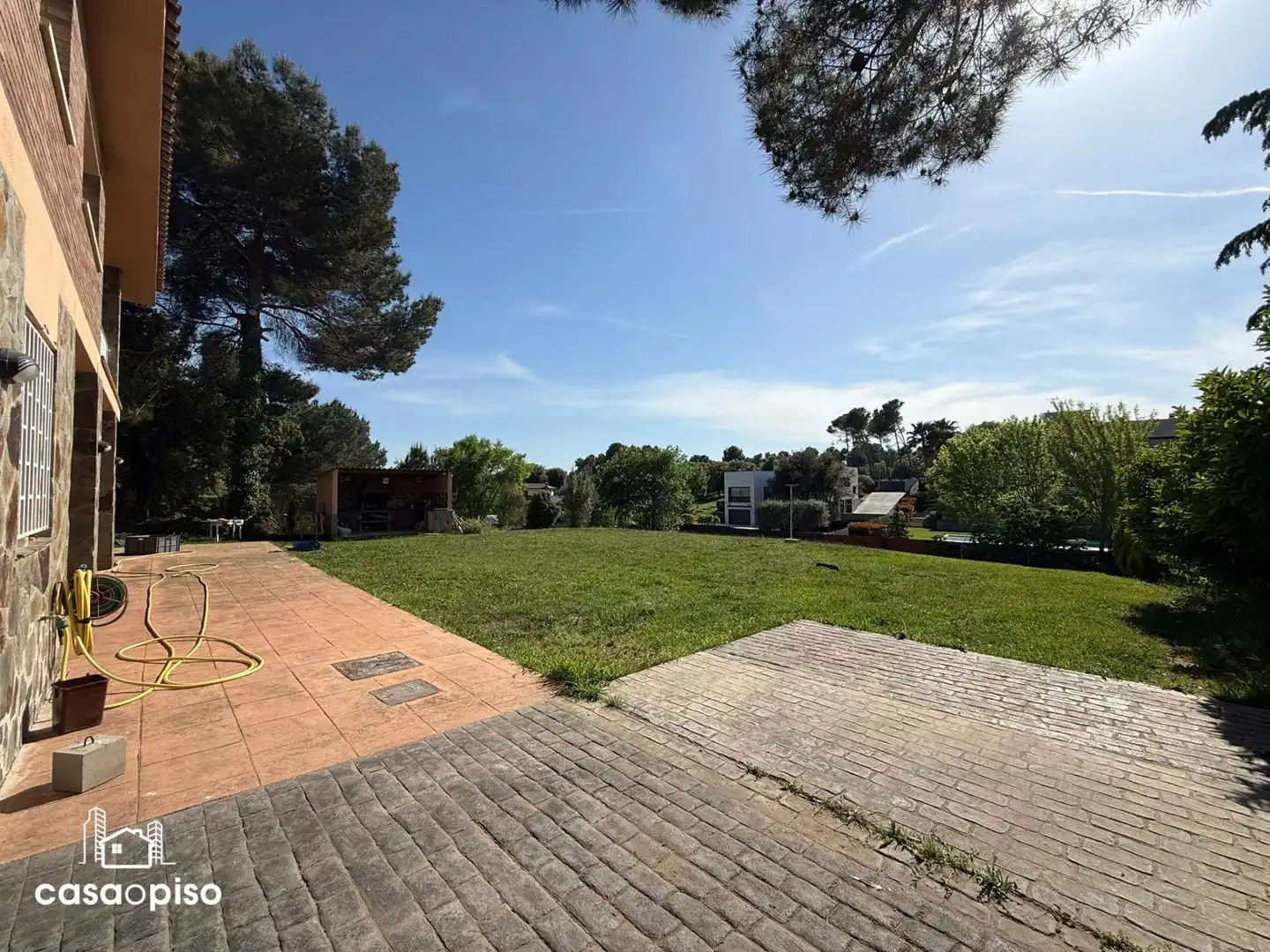 Jardín de Casa o chalet en venta en Sabadell con Aire acondicionado, Calefacción y Jardín privado