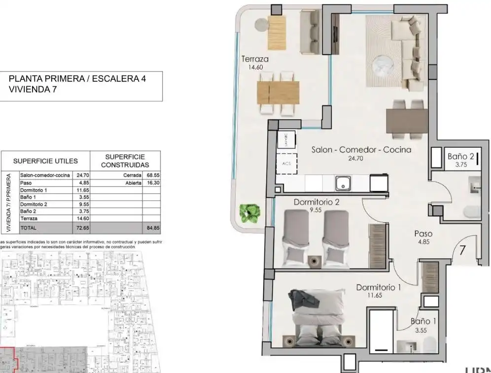 Apartament amb piscina en venda a Santa Pola ciudad, imagen 12