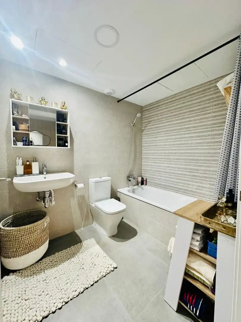 Baño de Apartamento en venta en Calpe / Calp con Aire acondicionado, Calefacción y Jardín privado