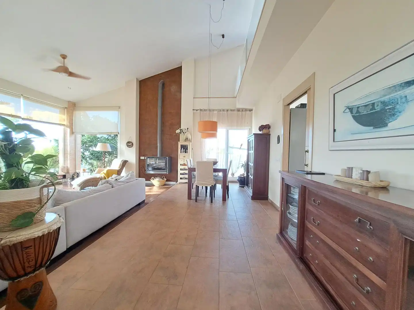 Sala de estar de Casa o chalet en venta en Alzira con Calefacción, Jardín privado y Terraza