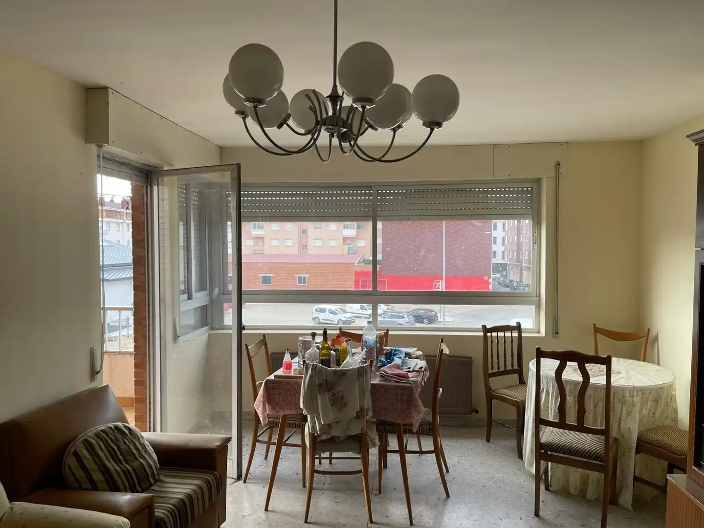 Dining room of Flat for sale in Saldaña  with Heating, Terrace and Furnished