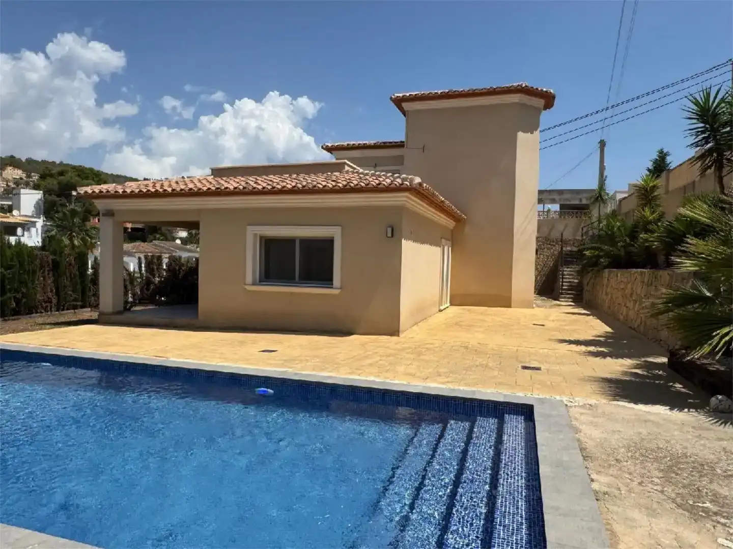 Piscina de Casa o xalet en venda en Calpe / Calp amb Aire condicionat, Piscina i Balcó