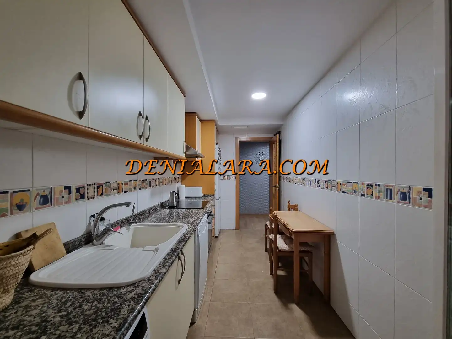 Kitchen of Flat for sale in Dénia  with Air Conditioner, Terrace and Storage room