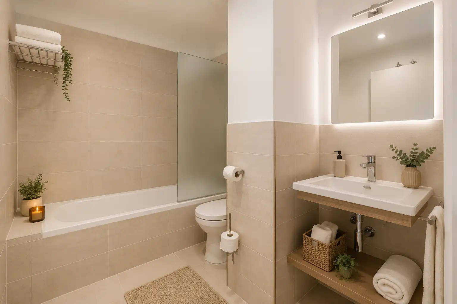 Bathroom of Flat for sale in Ciutadella de Menorca  with Air Conditioner, Terrace and Storage room