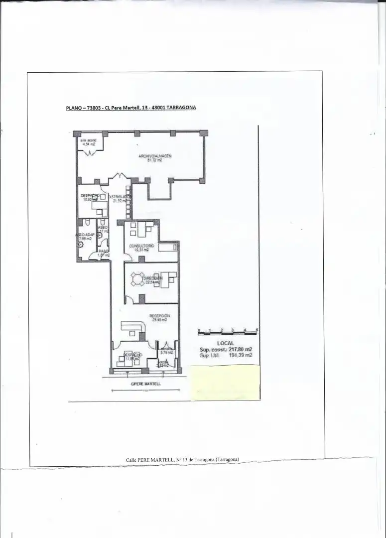 Büro zum Verkauf in de Pere Martell 13, imagen 3