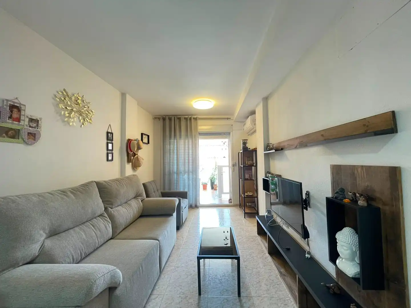 Sala de estar de Piso en venta en Chilches / Xilxes con Aire acondicionado y Terraza