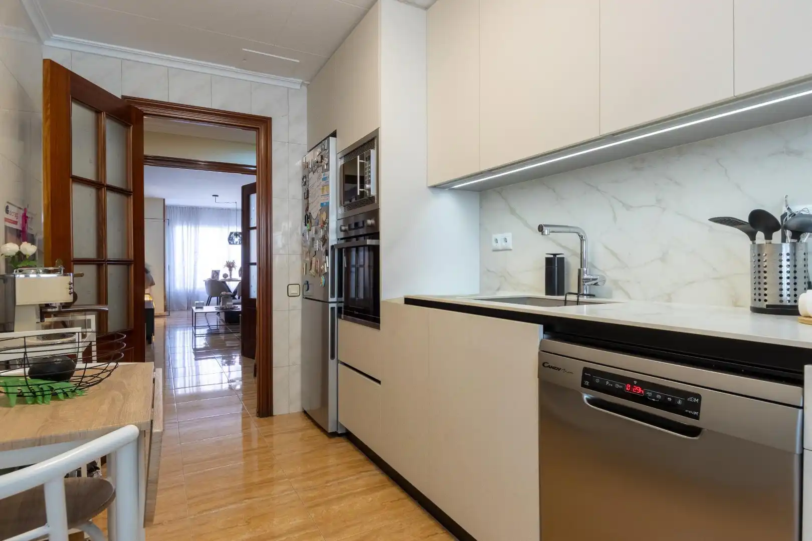 Kitchen of Flat for sale in Reus  with Heating and Balcony